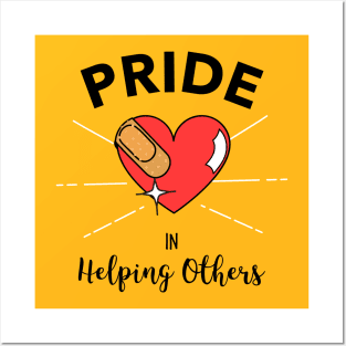 Pride in Helping Others Volunteering Posters and Art